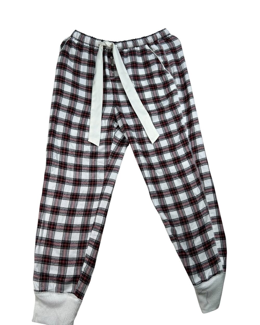 Abercrombie & Fitch Women’s Small Plaid Pajama Jogger Pants Lounge Sleepwear